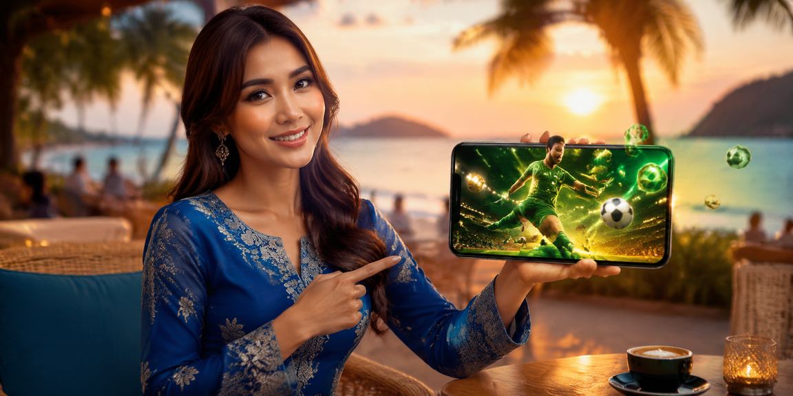 Pengguna di Langkawi berpakaian baju kurung membuat deposit dan meneroka jackpot melalui gfl2